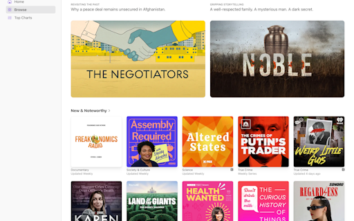 Apple Podcasts for Web