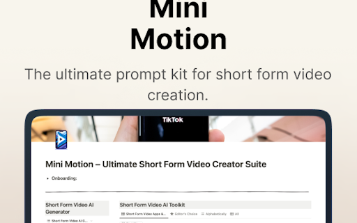 Mini Motion