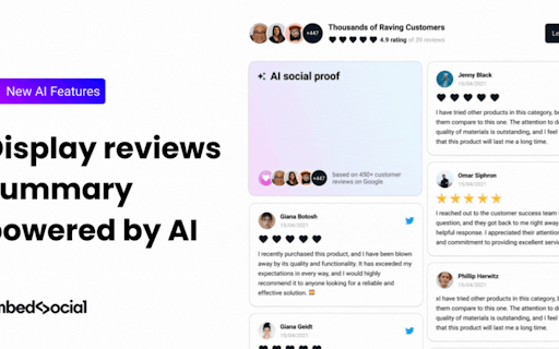 AI Reviews Management by EmbedSocial
