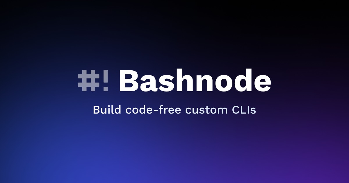 Bashnode