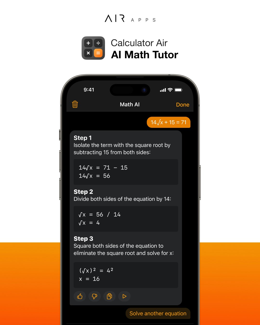 Calculator Air - Math Solver