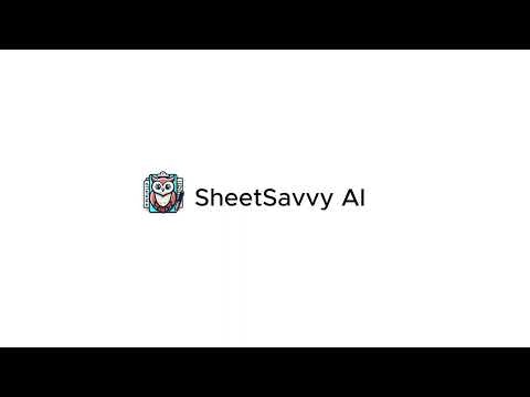 SheetSavvy AI