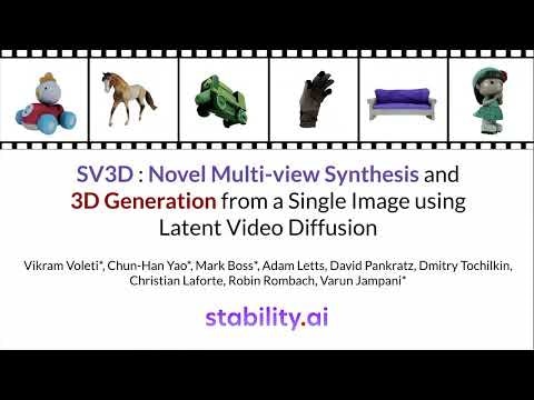 Stable Video 3D