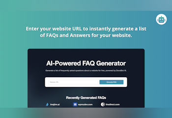 FAQ Generator for Your Website