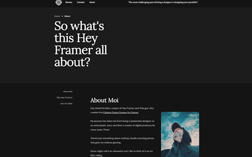 Hey Framer