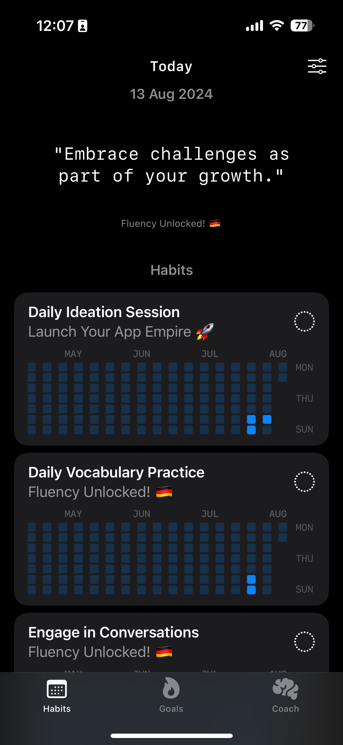 Rise Above - Build habits, Reach goals