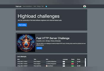 HighLoad.Fun: AuthServer competition