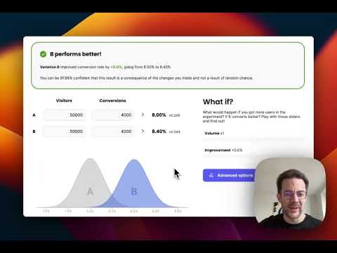 A/B Test significance calculator