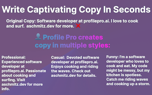 Profile Pro