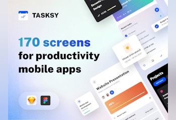 Tasksy Mobile UI Kit