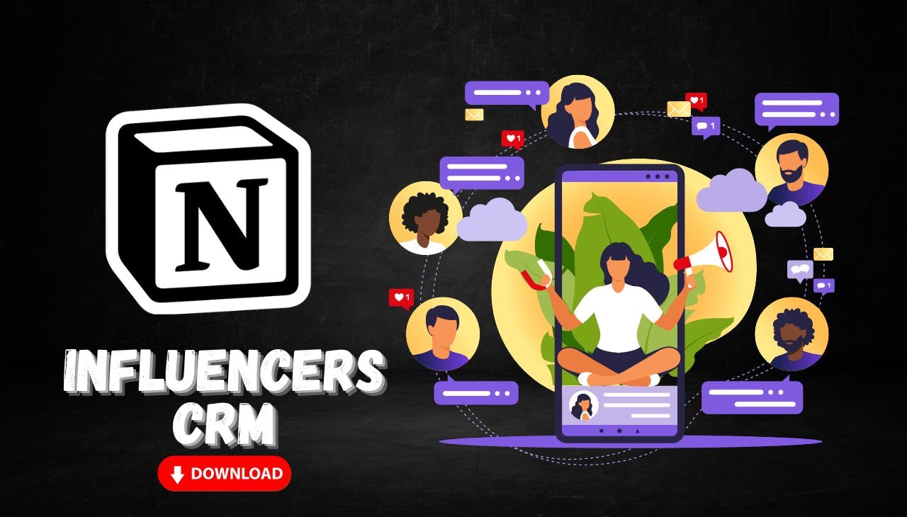 CRM for Influencers and Deals Management