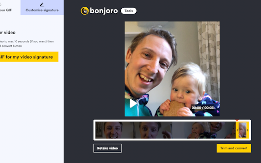 GIF Signature by Bonjoro