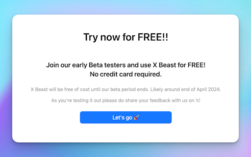 𝕏 Beast
