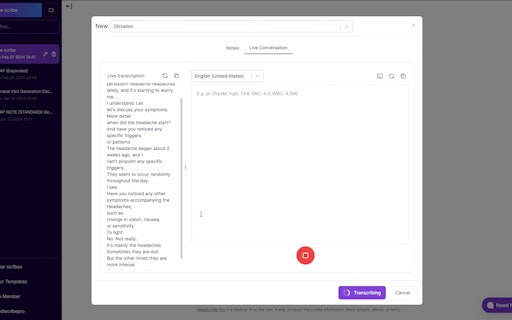 Mediscribe Pro