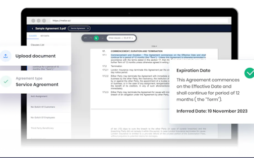 Melior Contract Intelligence AI