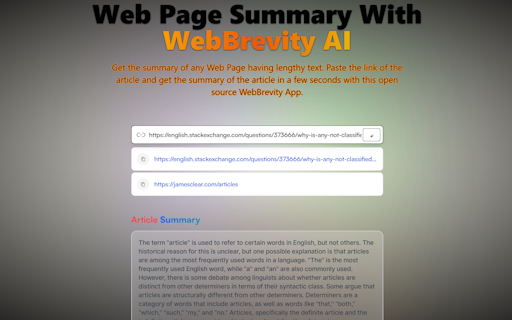 WebBrevity.AI