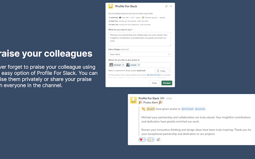 AI Profile For Slack
