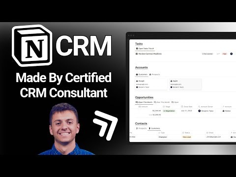 Salesforce Inspired Notion CRM