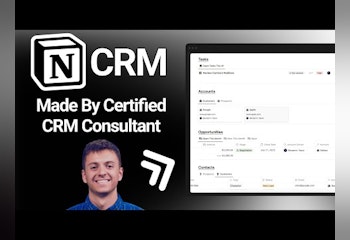 Salesforce Inspired Notion CRM