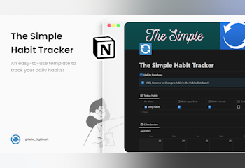 The Simple Habit Tracker