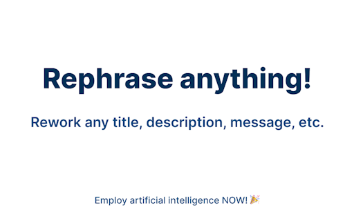 Rephrasee – Powered by AI