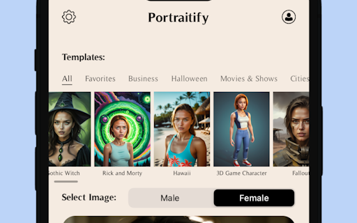 Portraitify AI Portrait Studio