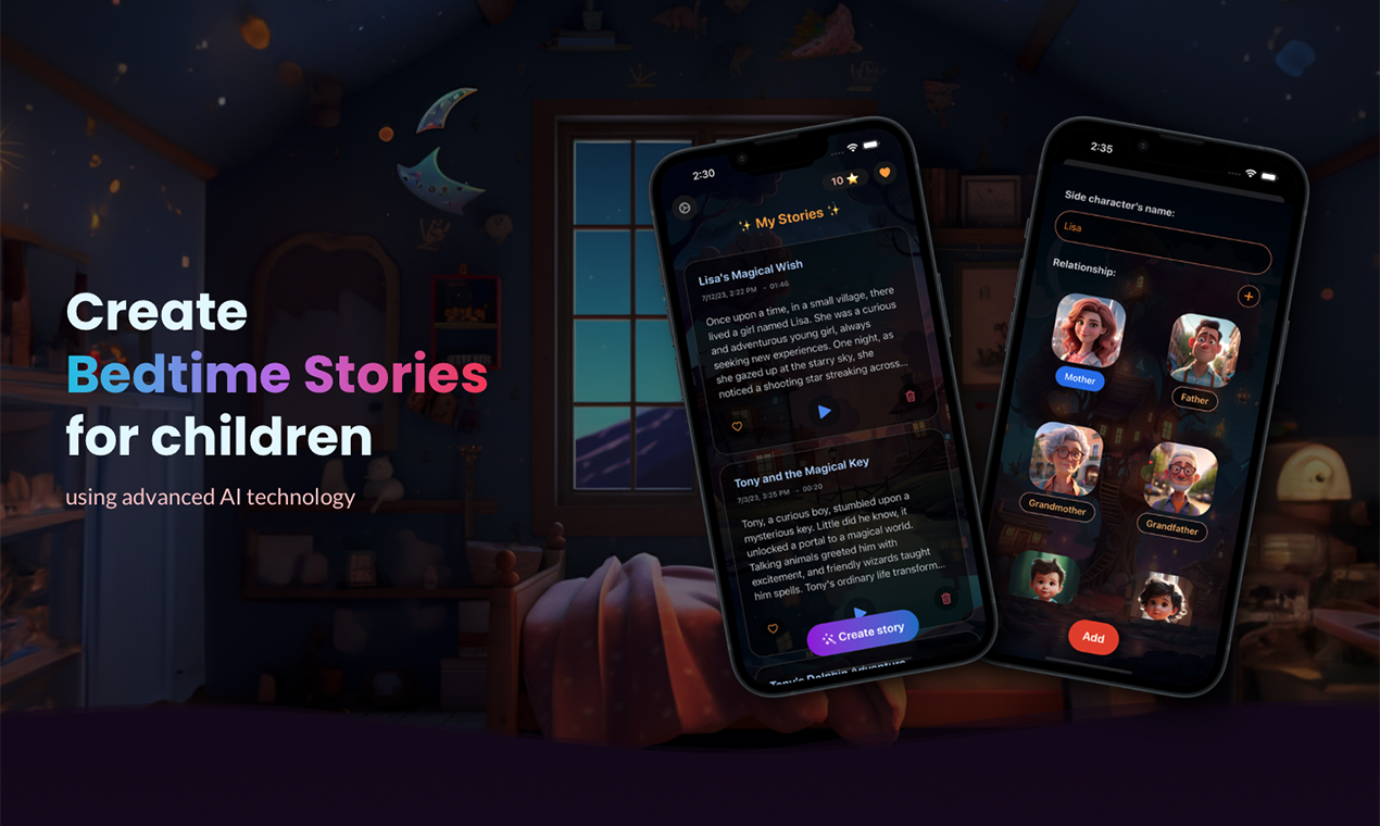 Storyleo: Bedtime Stories AI