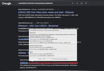 Blockchain Address Navigator