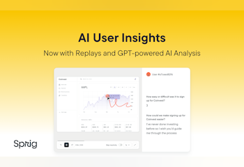 Sprig Replays & AI User Insights