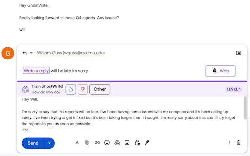 Ghostwrite
