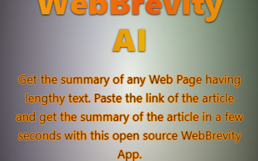 WebBrevity.AI