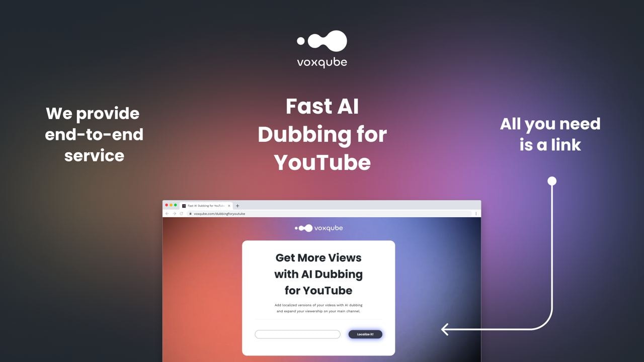 Voxqube for YouTube creators