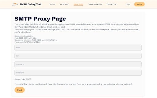 SMTP Debug Tool