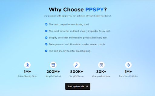 PPSPY - Dropshipping by AI
