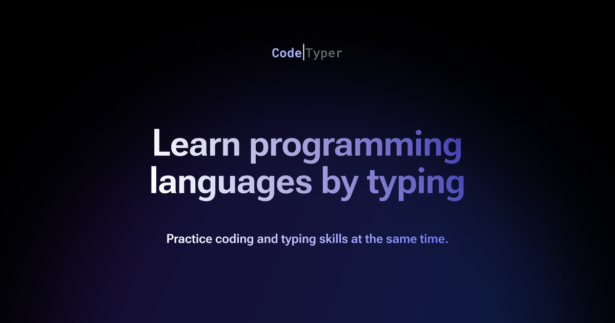 Code Typer