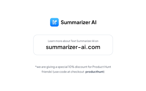 Text Summarizer AI