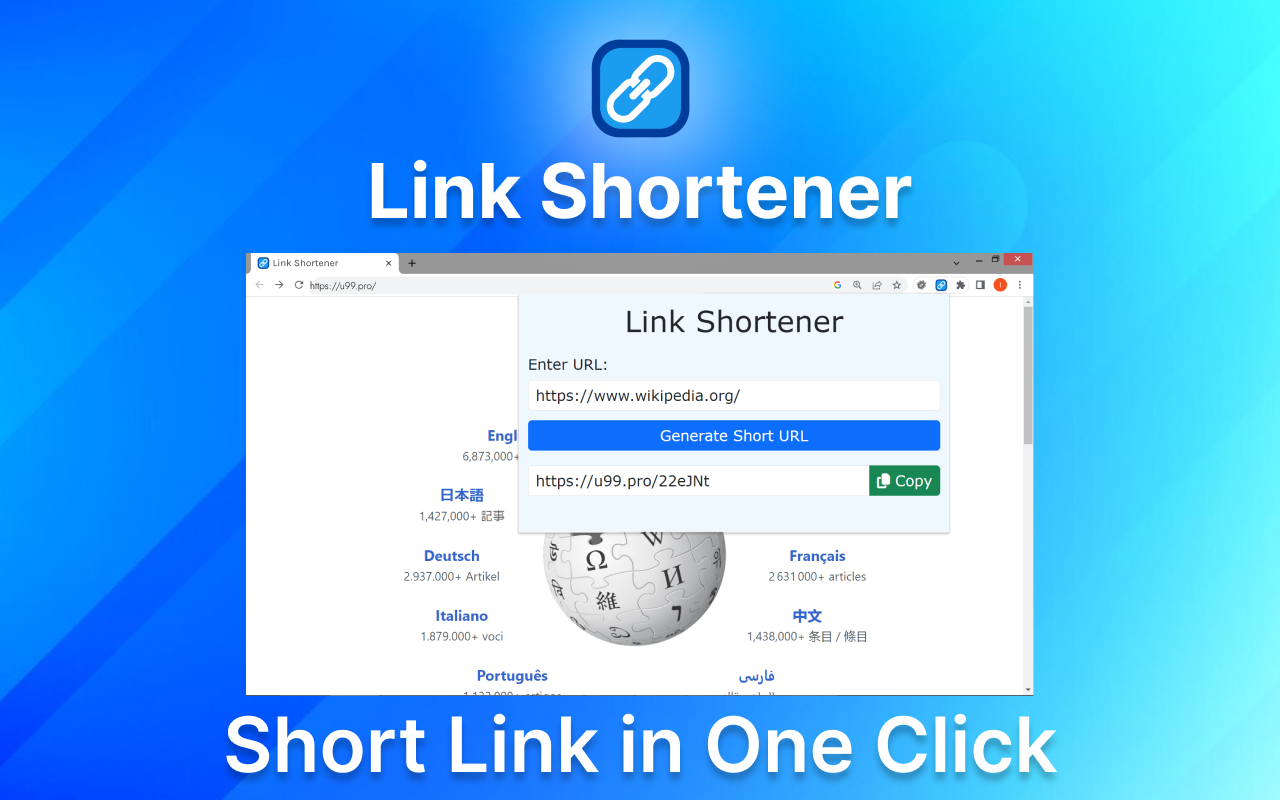Link Shortener: URL Shortener in browser