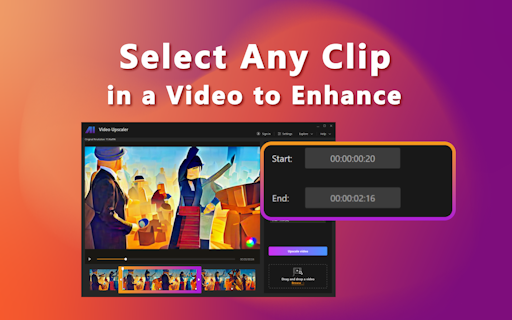 Nero AI Video Upscaler