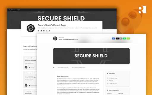 Recruit Page