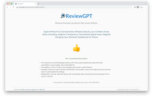 ReviewGPT