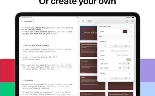 Deckset iOS