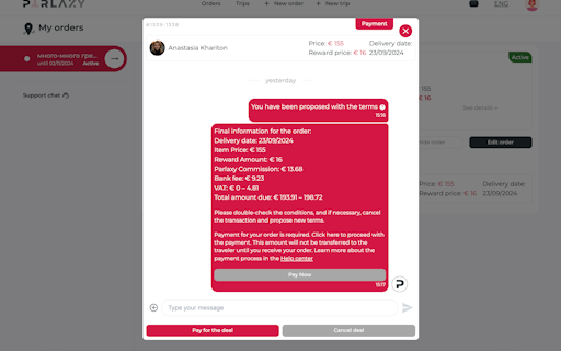 Parlaxy: Simplifying Global Purchases