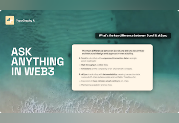 TypoGraphy AI | Chat2Earn