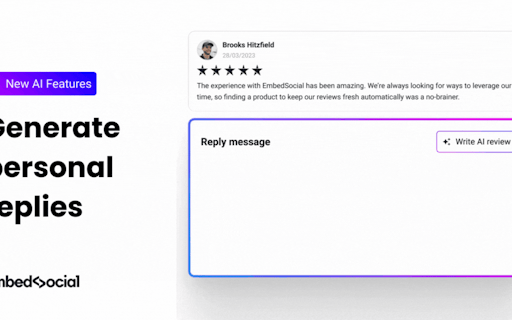 AI Reviews Management by EmbedSocial