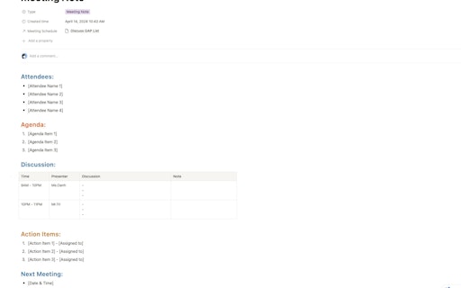 Notion Template | Task Management