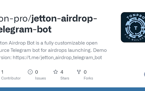 Jetton Airdrop Telegram Bot