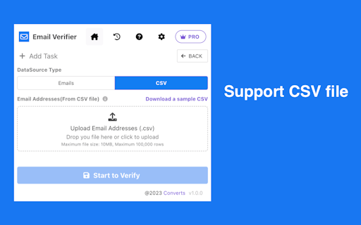 Bulk Email Verifier & Checker