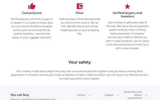 Parlaxy: Simplifying Global Purchases