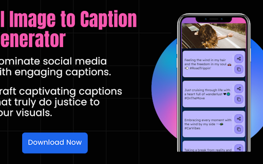 AI Image to Captions Generator