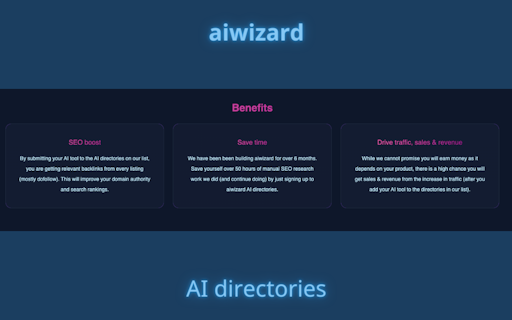 aiwizard AI directories